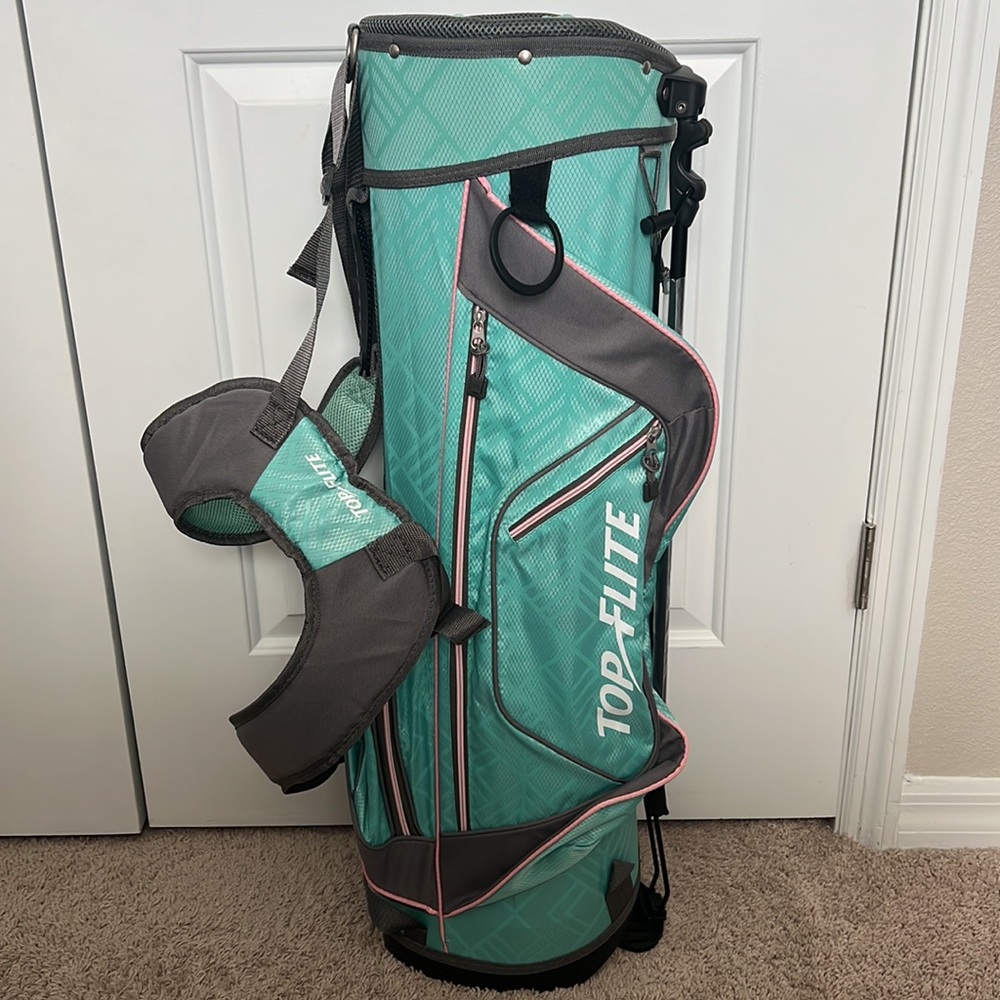 Brand New Women’s Golf Stand Bag & 2 Head Covers - Top Flite XL
